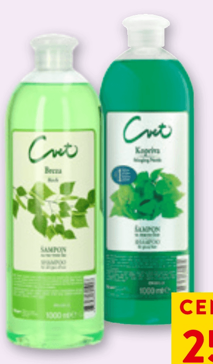 Cvet šampon za lase Akcija v trgovini Tuš