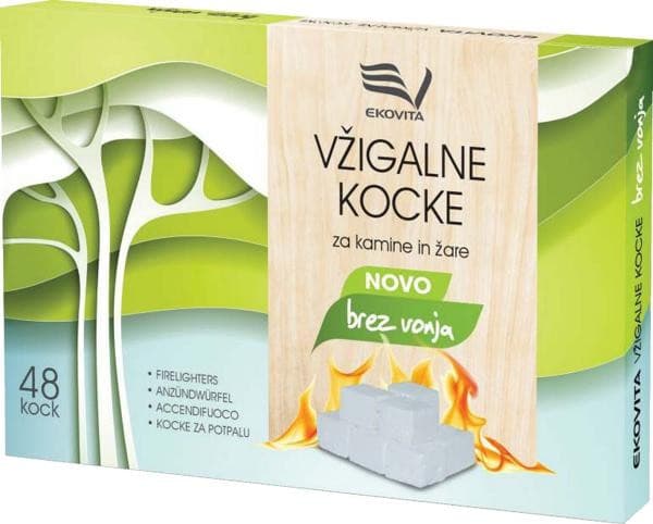 Vžigalne kocke Ekovita 48/1 Akcija v trgovini Tuš