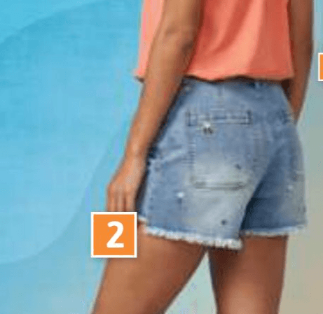 Tissaia Ženske kratke jeans hlače Akcija v trgovini E.Leclerc