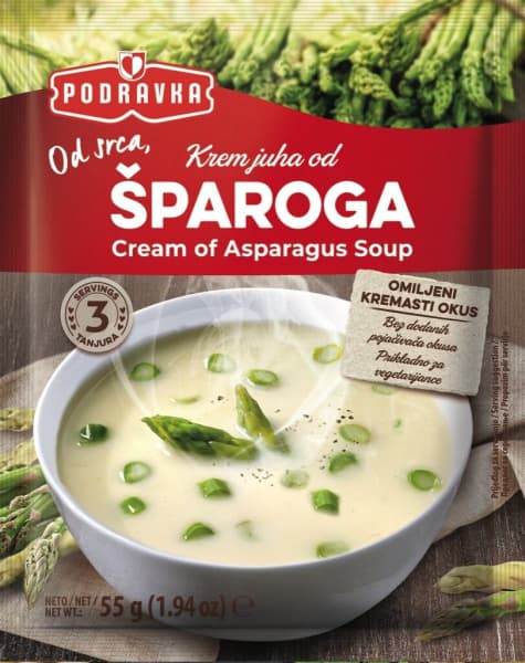 Podravka Kremna juha 45 g, 55 g, 57 g ali 60 g Akcija v trgovini Spar