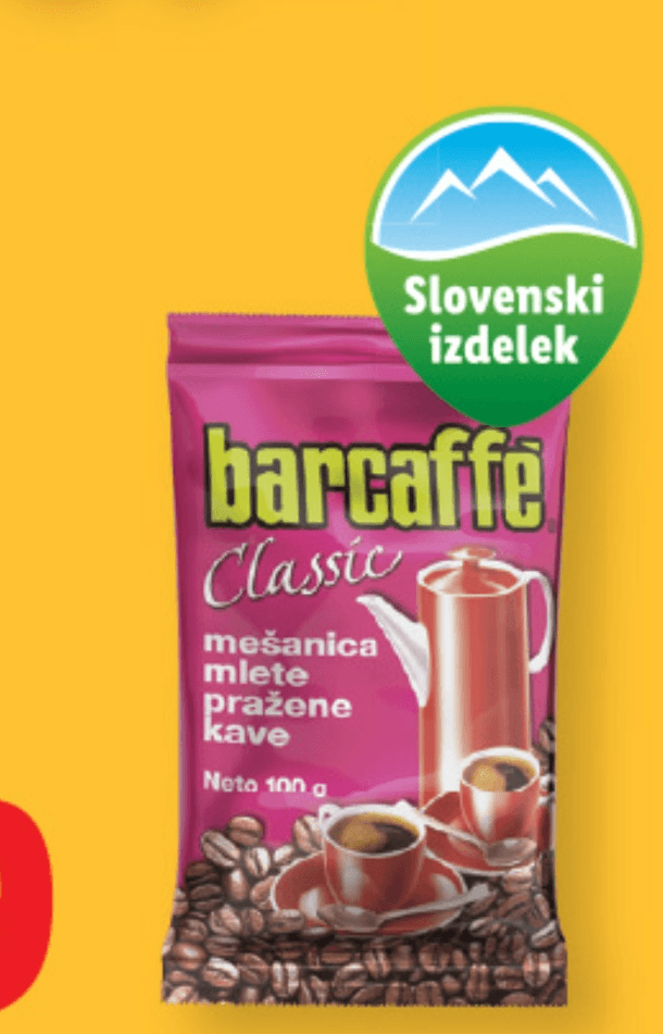 Kava Barcaffé Classic mleta pražena kava 450 g Akcija v trgovini Spar