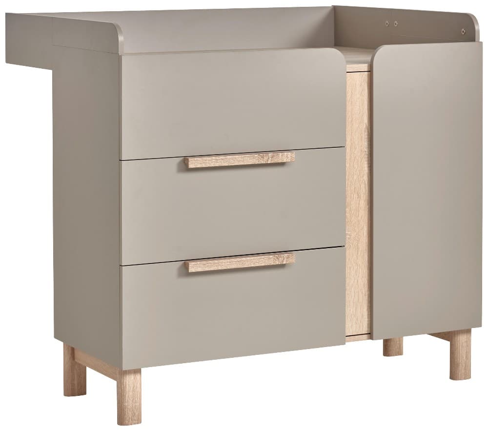 Previjalna komoda Nomi 110 x 94-102 x 44-79 cm Jimmylee Akcija v trgovini Lesnina