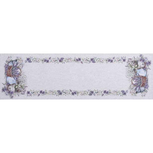 Namizni tekač Urh Miro Vezen Lavanda Akcija v trgovini Merkur