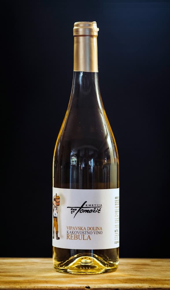 Kmetija Tomažič kakovostno vino ZGP Chardonnay ali Rebula 0,75 l Akcija v trgovini E.Leclerc