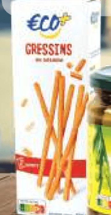 Grisini s sezamom 125 g Eco - Akcija v trgovini E.Leclerc