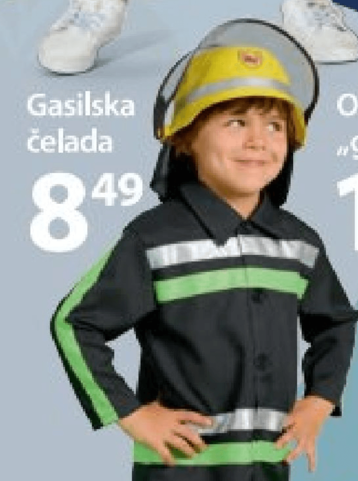 Gasilska čelada - Akcija v trgovini NKD