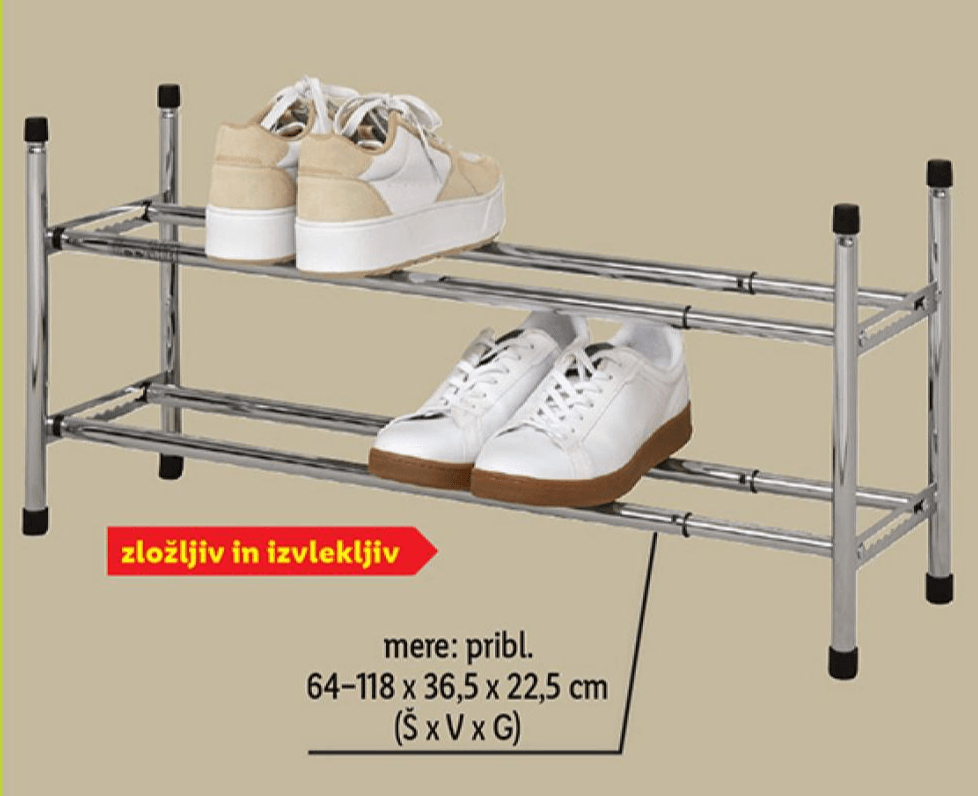 Livarno regal za čevlje Akcija v trgovini Lidl