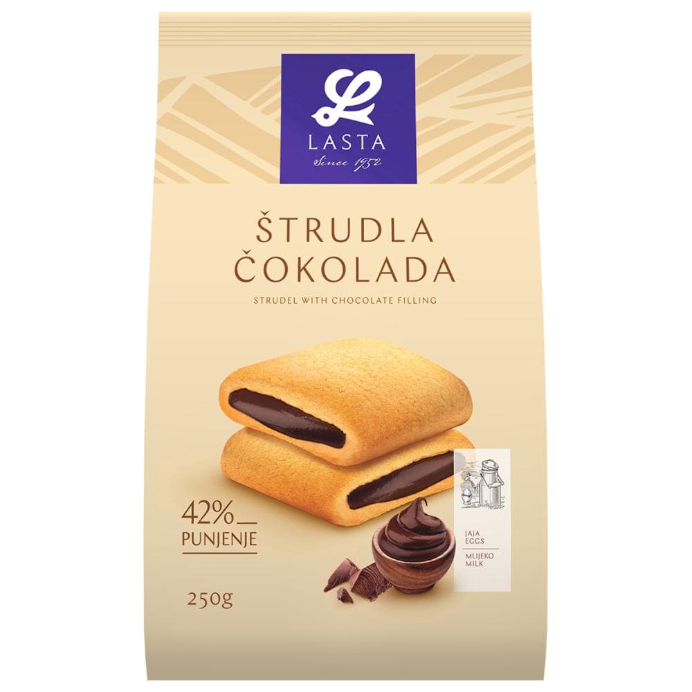 Pecivo štrudla Lasta 250 g Akcija v trgovini E.Leclerc