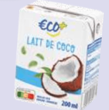 Eco+ kokosov napitek 200 ml Akcija v trgovini E.Leclerc