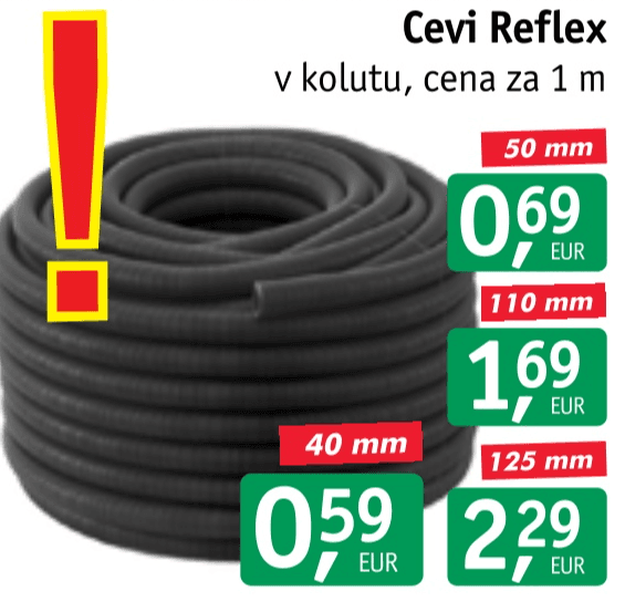 Cevi Reflex 50 mm Akcija v trgovini Jager