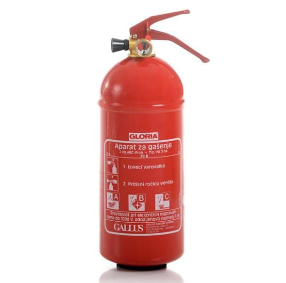 Gasilni aparat Gloria 2 kg Akcija v trgovini Obi