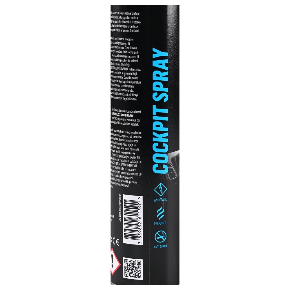 Sprej za armaturno ploščo Infinity Cockpit Spray 600 ml Akcija v trgovini E.Leclerc