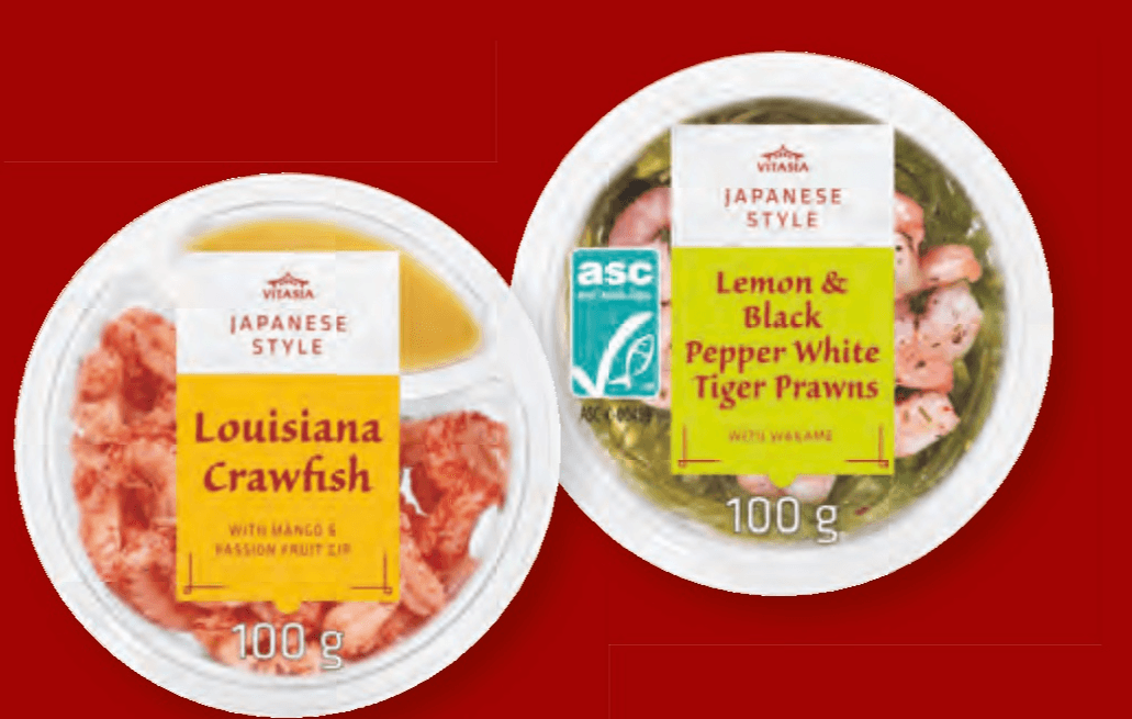 Ribje predjedi na japonski način 100 g Vitasia - Akcija v trgovini Lidl