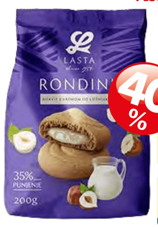 Lasta Rondini 200 g Akcija v trgovini Jager