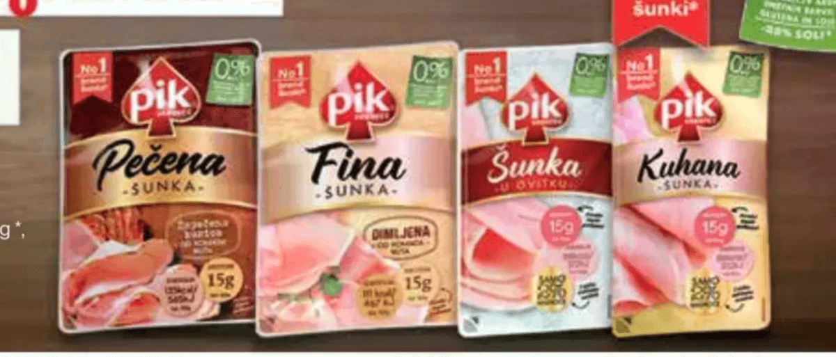 Izbrani narezki Pik Akcija v trgovini Mercator
