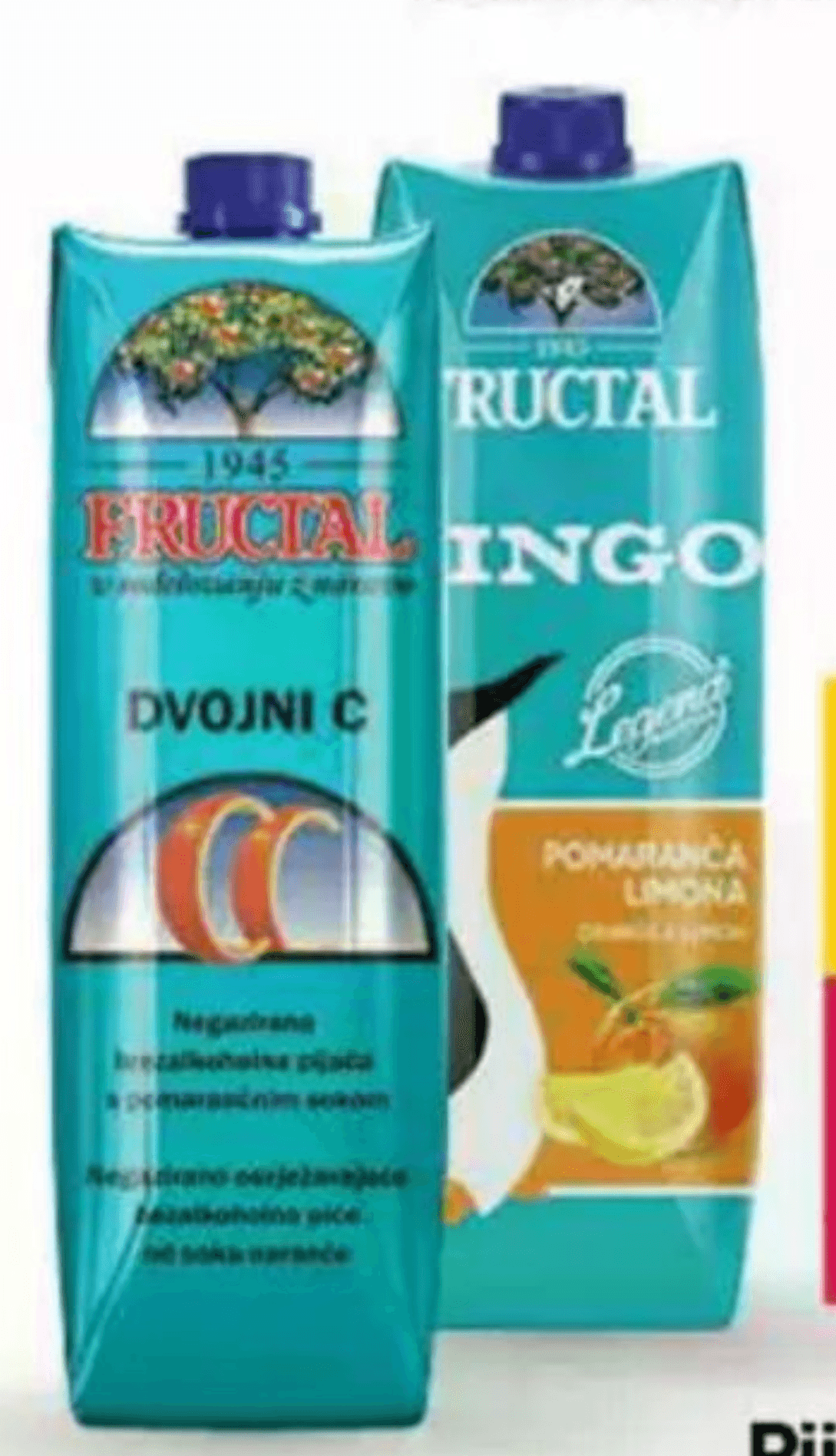Pijača Fructal Pingo 1,5 l Akcija v trgovini Mercator