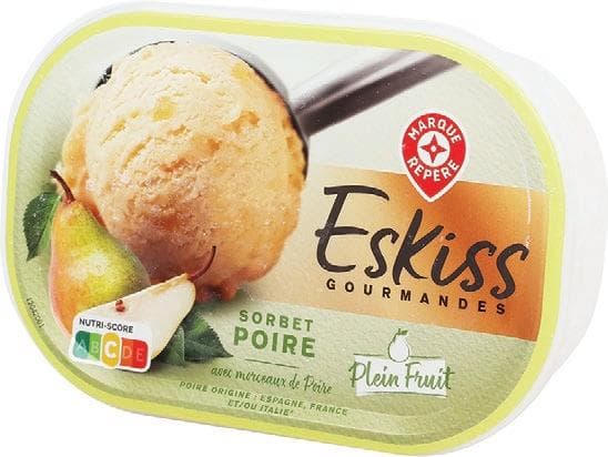 Vsi sorbeti Eskiss 1 L Akcija v trgovini E.Leclerc