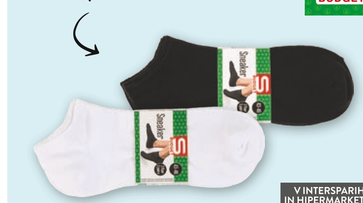 Nogavice 3 pari S-BUDGET - Akcija v trgovini Spar