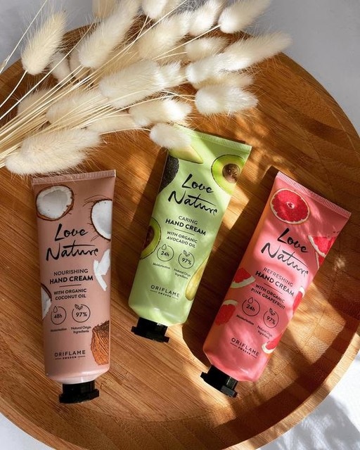 Love Nature negovalna krema za roke 75 ml - Akcija v trgovini Oriflame