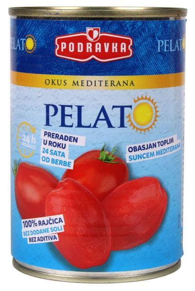 Paradižnikovi pelati Podravka 400 g Akcija v trgovini Tuš