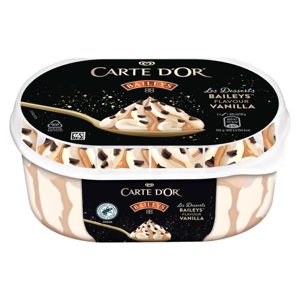 SLADOLED CARTE D'OR Baileys 825 ml Akcija v trgovini Tuš