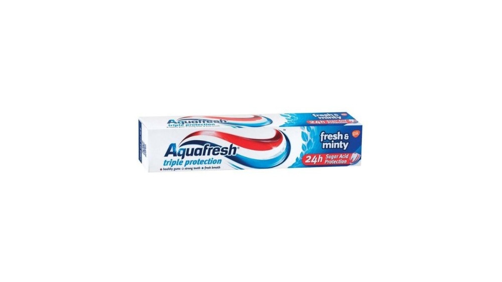 Aquafresh zobna pasta Fresh & Minty 2 x 75 ml Akcija v trgovini Spar