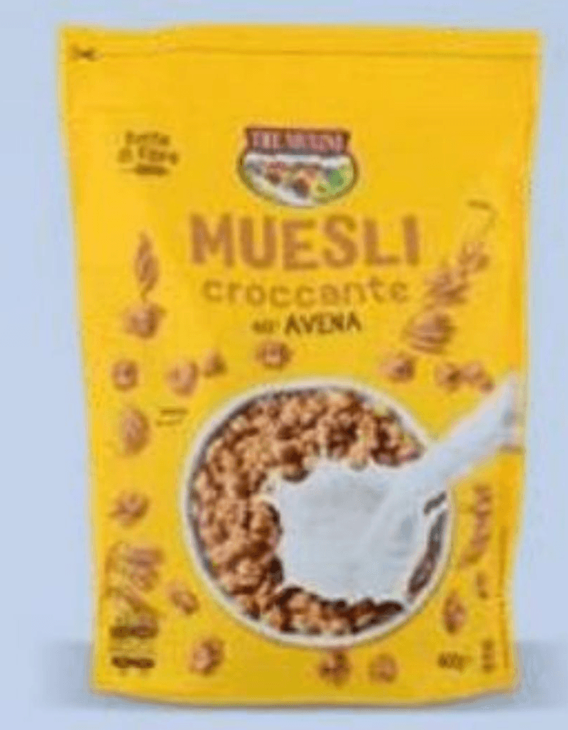 Tre Mulini hrustljavi muesli z ovsom 400 g Akcija v trgovini Eurospin