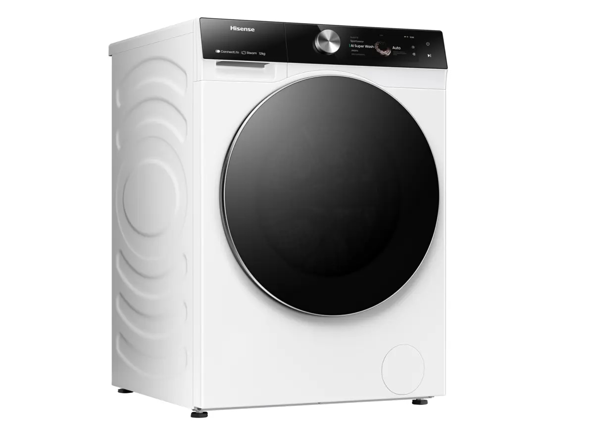 Pralni stroj Hisense WF7S1247BW 12 kg pranja, 1400 obratov Akcija v trgovini Harvey Norman
