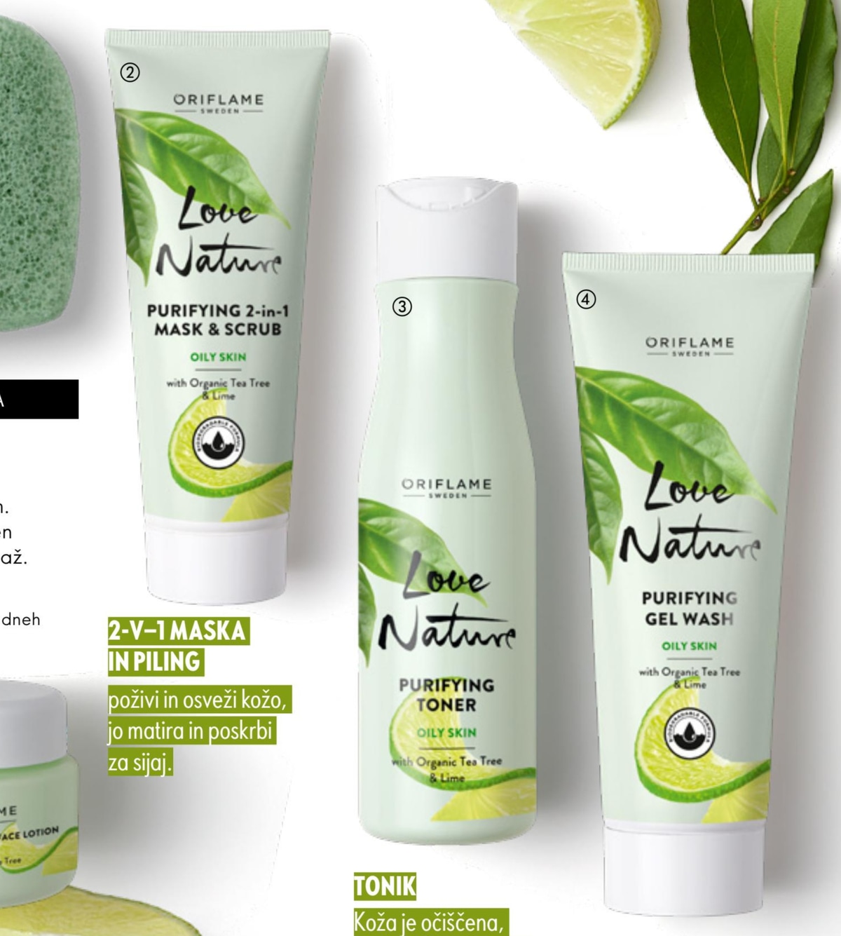 Konjac gobica z zelenim čajem 8,5 x 6,8 x 2,3 cm - Akcija v trgovini Oriflame