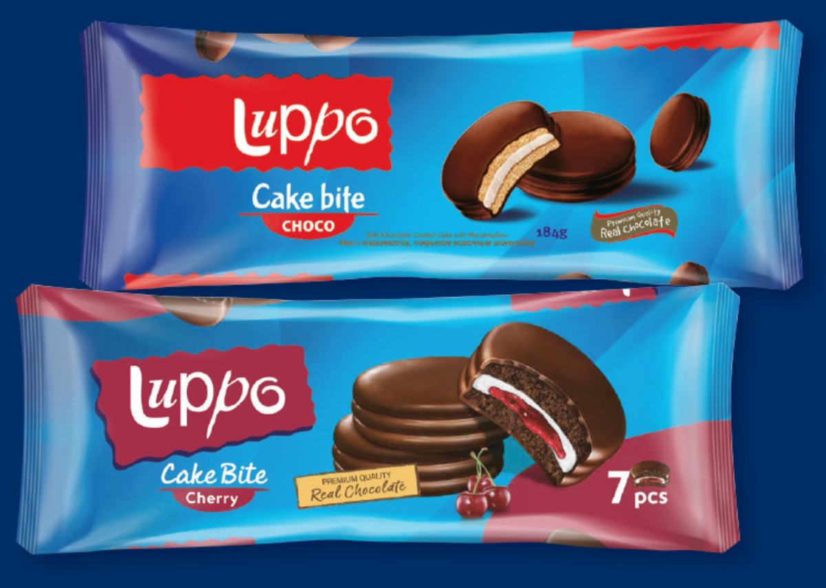 LUPPO Biskvitno pecivo z marshmallow polnilom 182/184 g - Akcija v trgovini Lidl