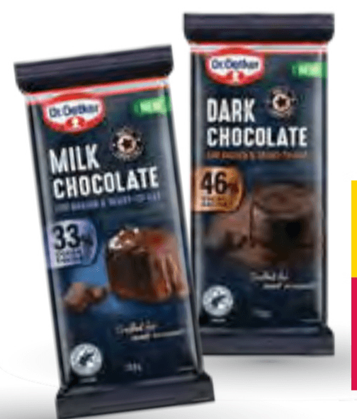 Čokolada Dr.Oetker 150 g Dr. Oetker - Akcija v trgovini Mercator