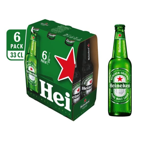 Pivo Heineken 6 x 0,33 l Akcija v trgovini Tuš