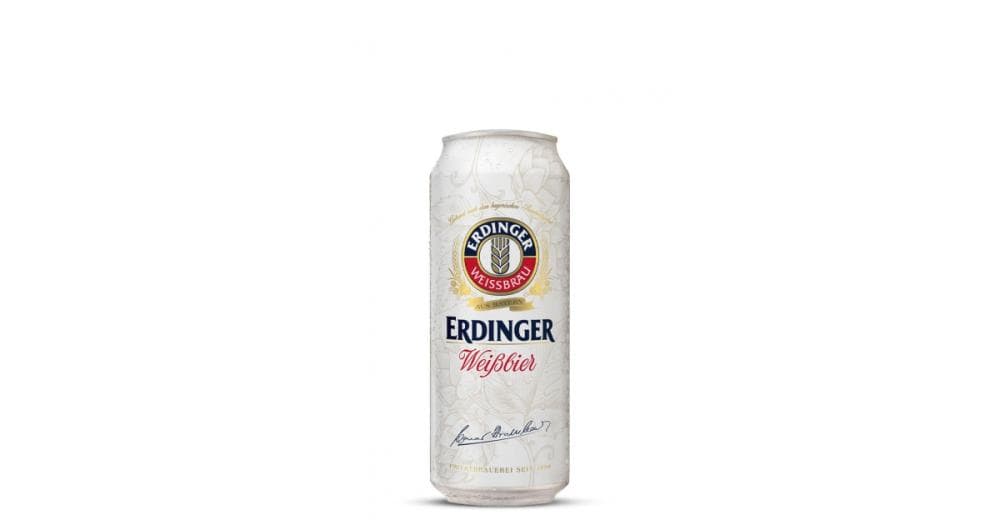 Erdinger svetlo ali temno pšenično pivo 0,5 l Akcija v trgovini E.Leclerc
