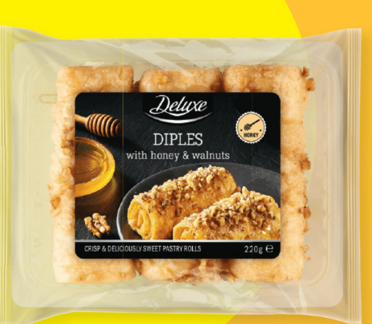 Deluxe Zvitki z medom in orehi 220g - Akcija v trgovini Lidl