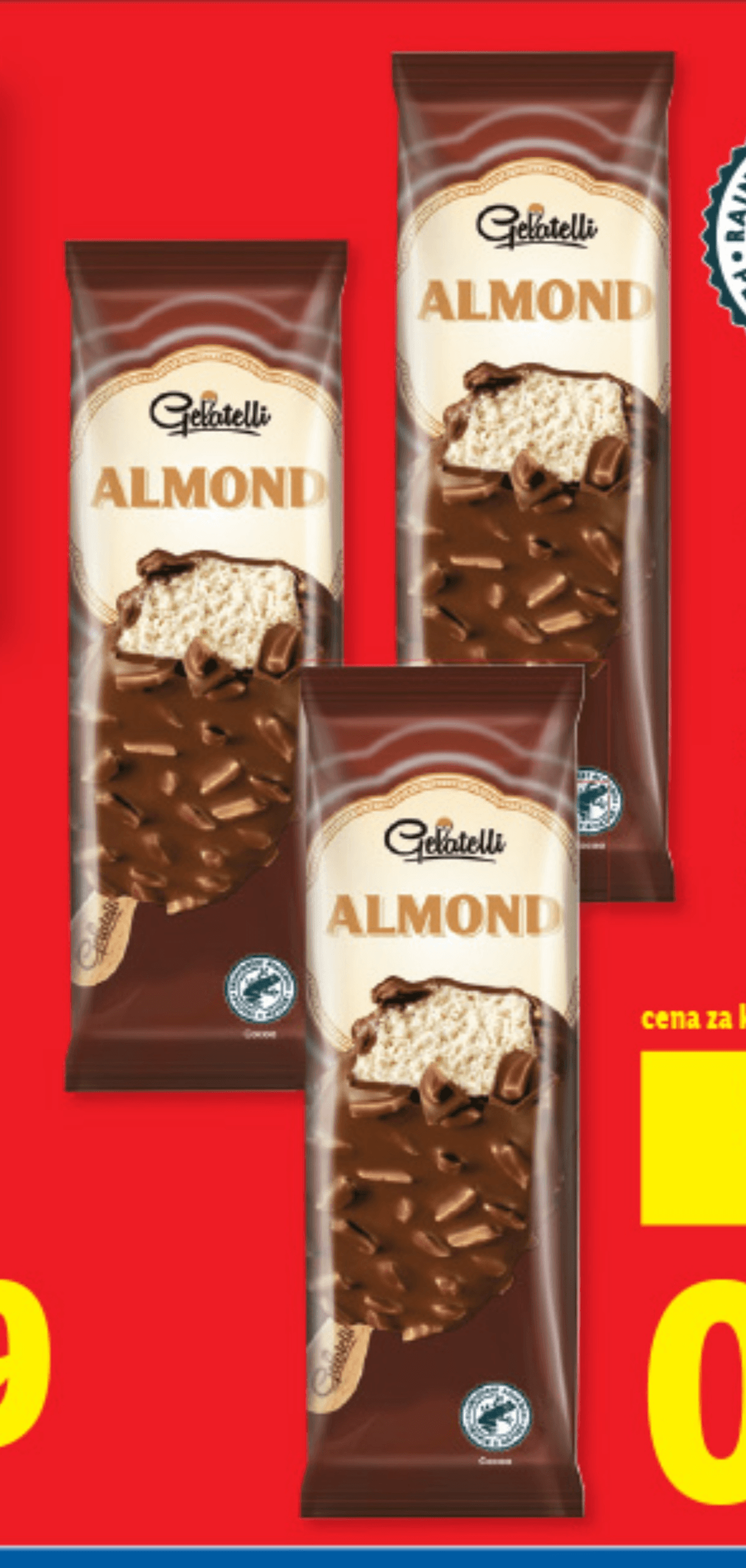 GELATELLI Sladoled mandelj 120 ml - Akcija v trgovini Lidl