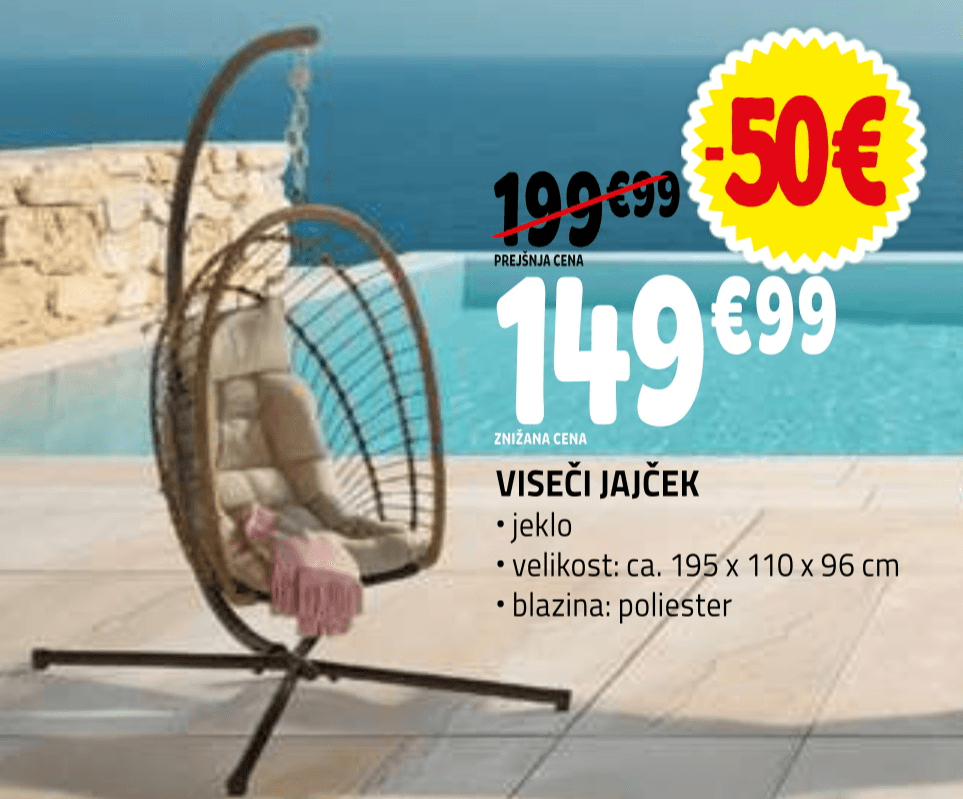 Viseči jajček - Akcija v trgovini E.Leclerc