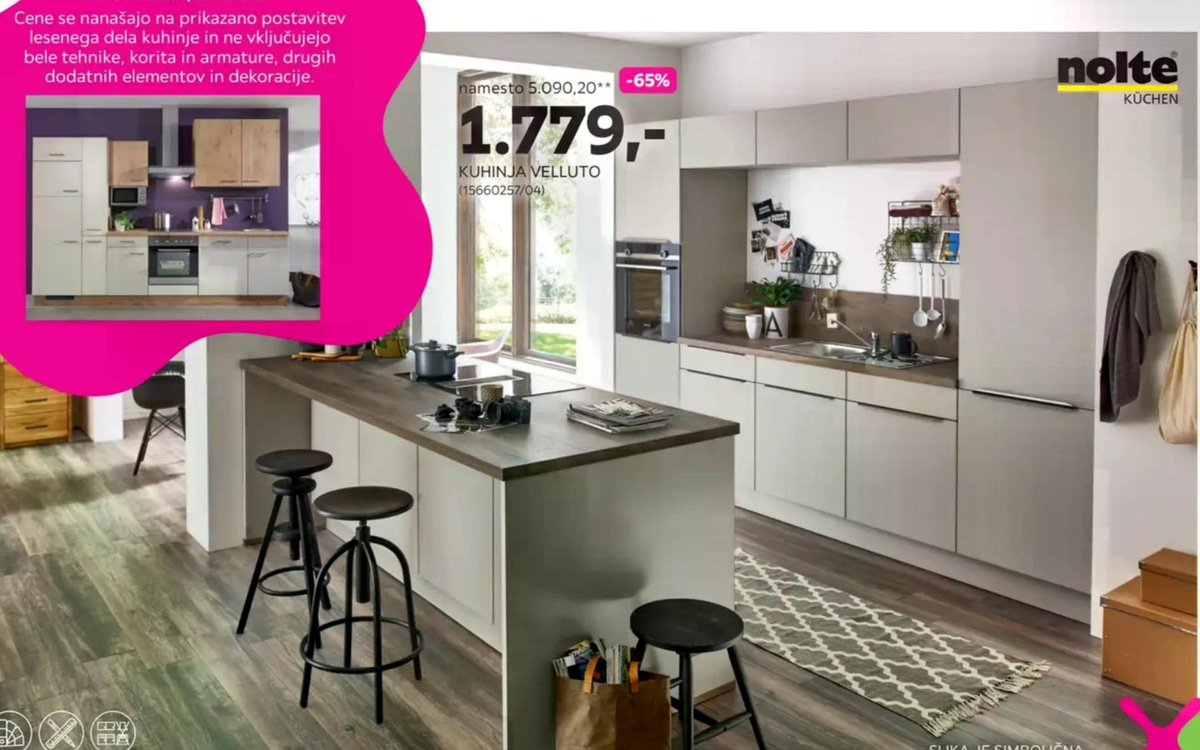 Nolte Kuhinja Velluto - Akcija v trgovini Mömax