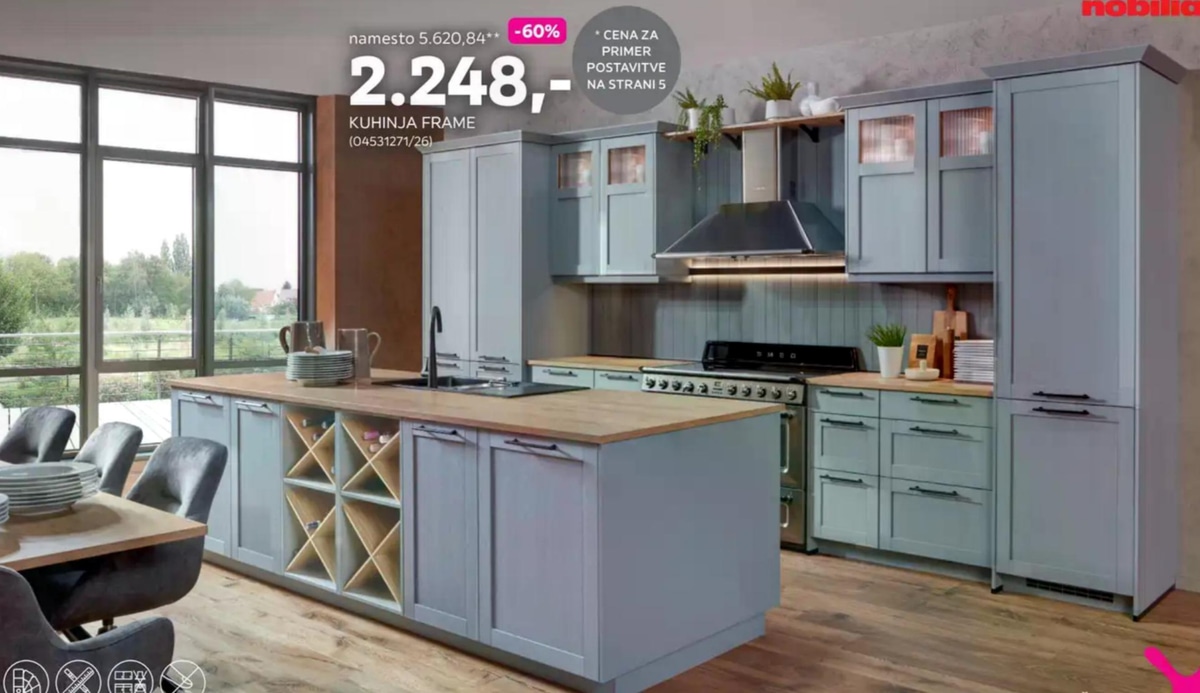 Kuhinja Frame Nobilia - Akcija v trgovini Mömax