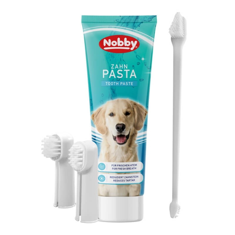 Zobne ščetke in zobna pasta Nobby Akcija v trgovini Mr. Pet