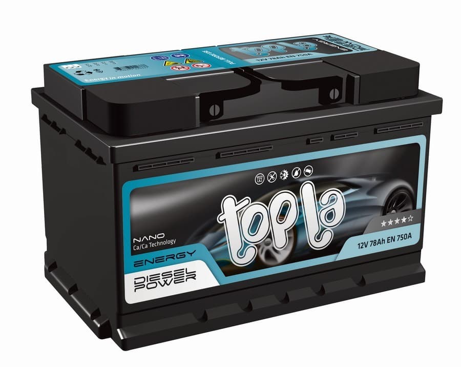 Akumulator Topla Diesel-Power 80 Ah Akcija v trgovini Jager