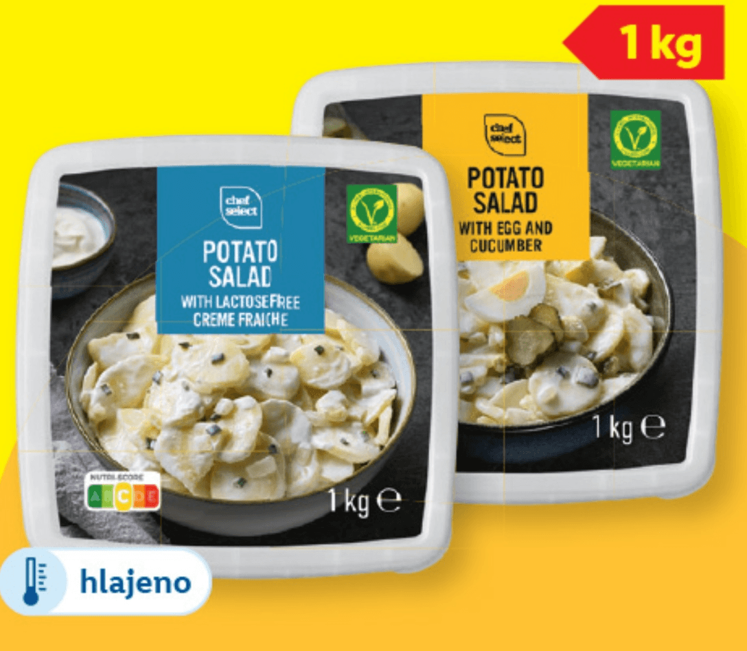 Chef Select mešana solata 125 g Akcija v trgovini Lidl