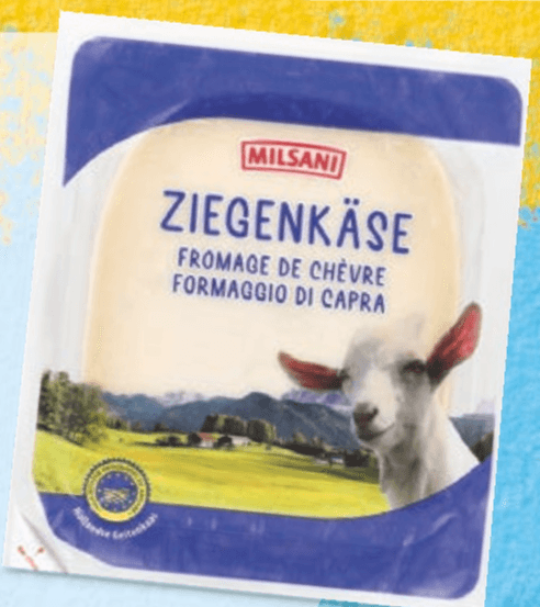 Milsani Kozji Sir 250 g Akcija v trgovini Hofer