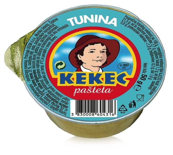 Tunina pašteta Kekec 50 g Akcija v trgovini Tuš