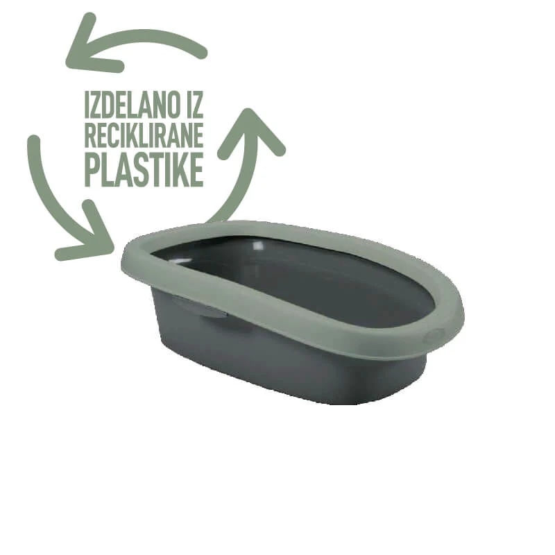 Mačje stranišče z okvirjem Stefanplast Sprint Green - Akcija v trgovini Mr. Pet