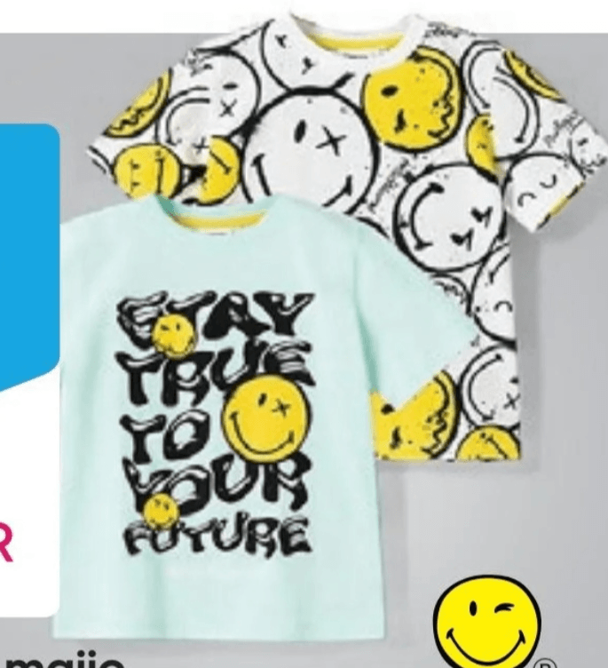 Komplet 2 majic za dečke SmileyWorld - Akcija v trgovini Pepco