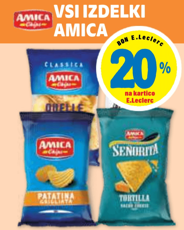 Pokovka z Okusom Krusti Hrusti 120 g ali 140 g - Akcija v trgovini E.Leclerc