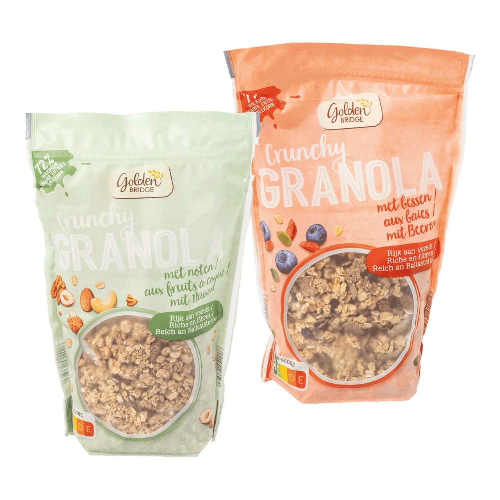 Golden Bridge Granola Klasik 350 g Akcija v trgovini Hofer