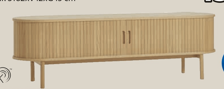 Tv-omarica LYNGVIG ROYAL OAK - Akcija v trgovini Jysk