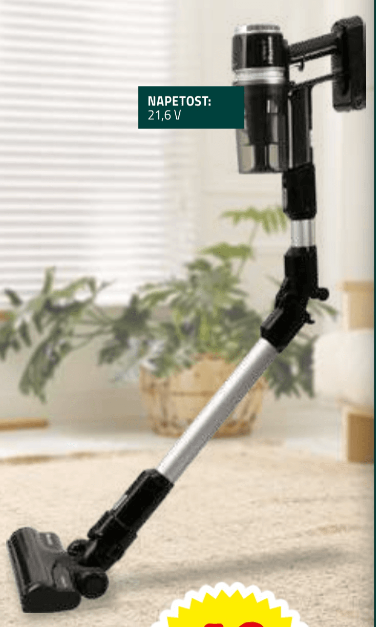 Hisense Pokončni sesalnik Hi-Move 14 HVC6134BK Akcija v trgovini E.Leclerc