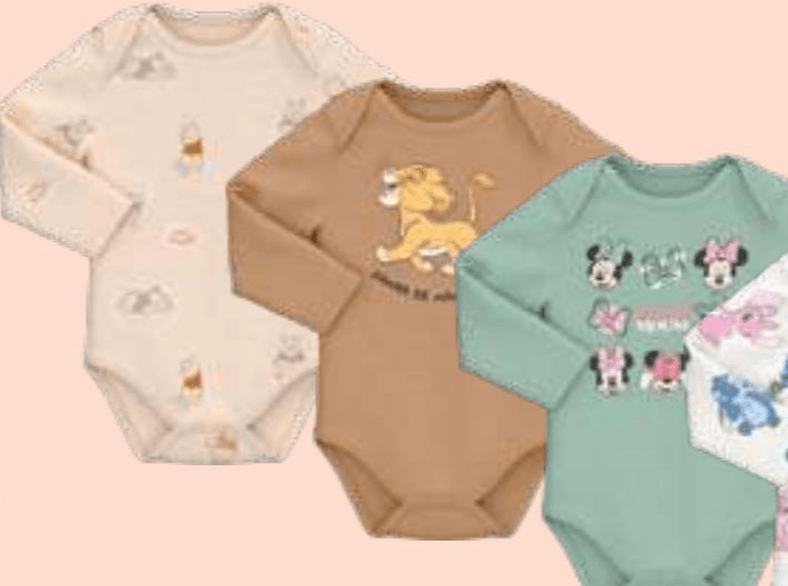 Disney Baby otroški bodi Akcija v trgovini E.Leclerc